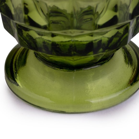 Vintage Indiana Colony Whitehall Green Avocado Juice glass - Picture 5 of 7